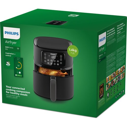Air Fryer Frytkownica beztłuszczowa PHILIPS Ovi XXL Connected HD9285/96 7.2l Wi-Fi ponad 1000 darmowych przepisów - obrazek 4