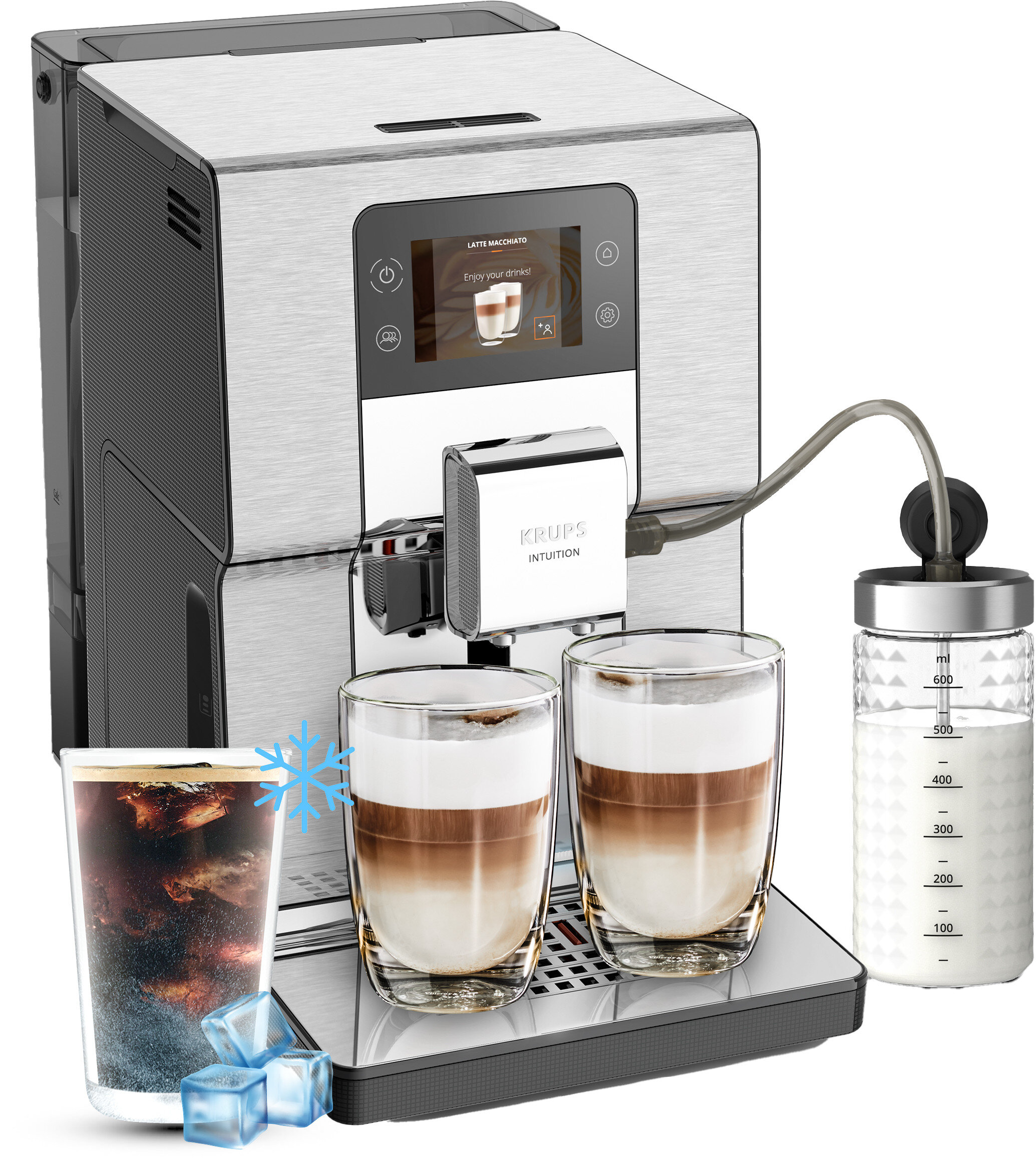 Ekspres KRUPS Intuition Experience+ EA877D Kawa mrożona